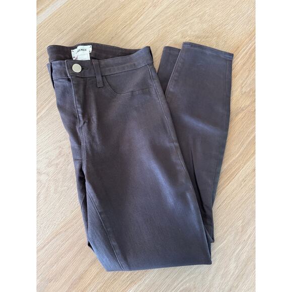 L’agence Margot Expresso Coated Jean Size 25 $280 - Picture 3 of 7